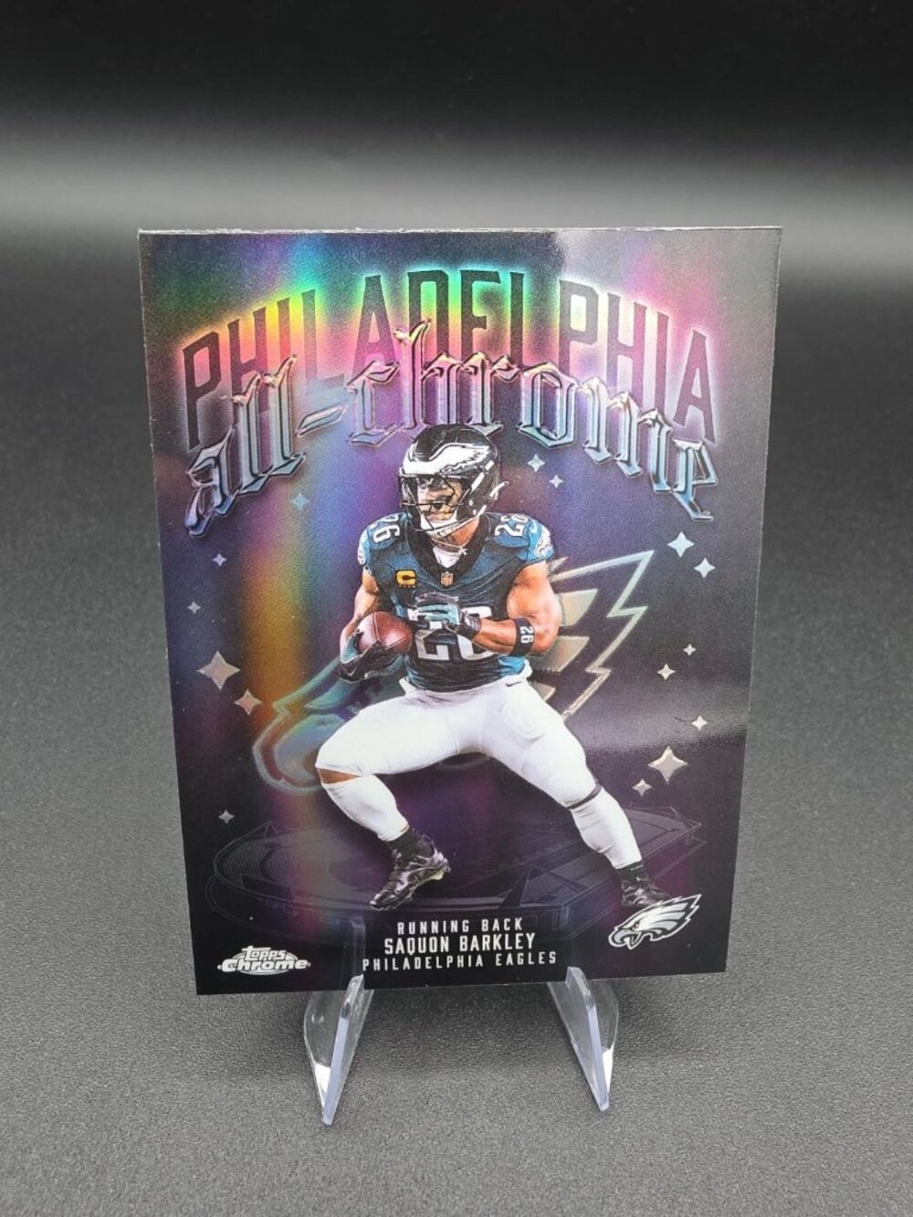 2025 Topps Chrome - All-Chrome Team Saquon Barkley #ACT-3 Refractor